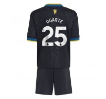 Manchester United Manuel Ugarte #25 Koszulka Trzecia dzieci 2025-26 Krótki Rękaw (+ krótkie spodenki)